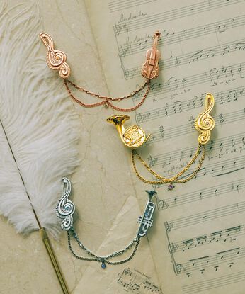 魔法部 | 魔法部　楽器モチーフマルチクリップアクセ