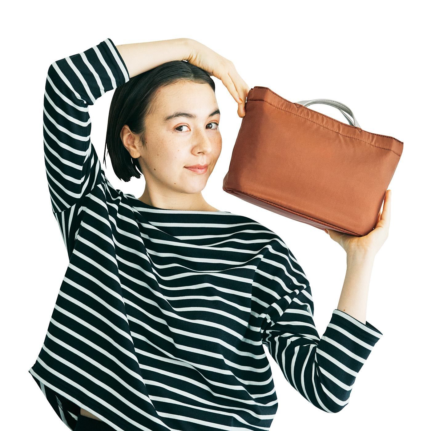 L'AMIPLUS|ラミプリュス ランチタイムのちょい持ちもOK！ お手持ちのバッグがTトートになる インナーバッグの会|ひょいっともってこでかけOK！