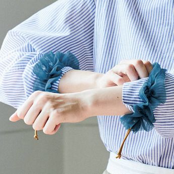 L'AMIPLUS | Ｌ＋袖口にも髪にもチュールドロストシュシュ