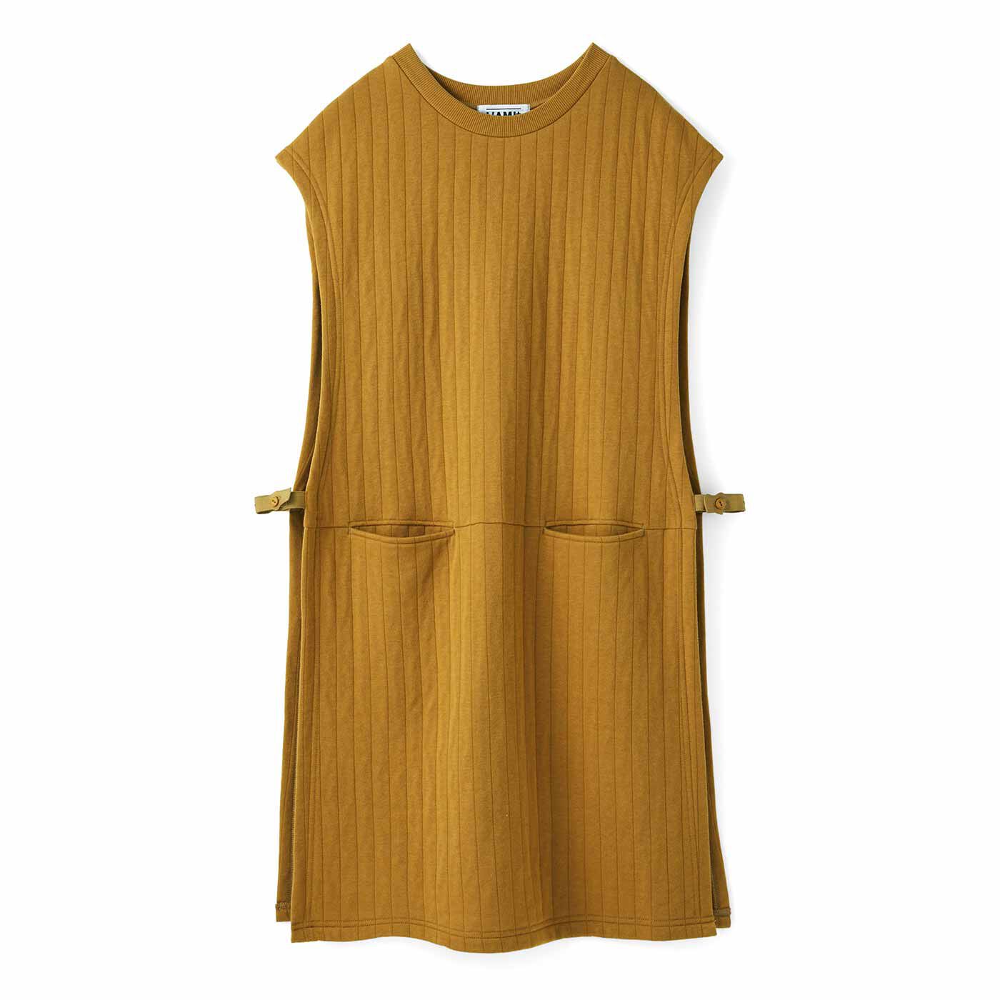L'AMIPLUS|ラミプリュス すぽんと服の上からかぶるだけで家事スタート！ エプロンにもなるチュニックベストの会|〈マスタード〉
