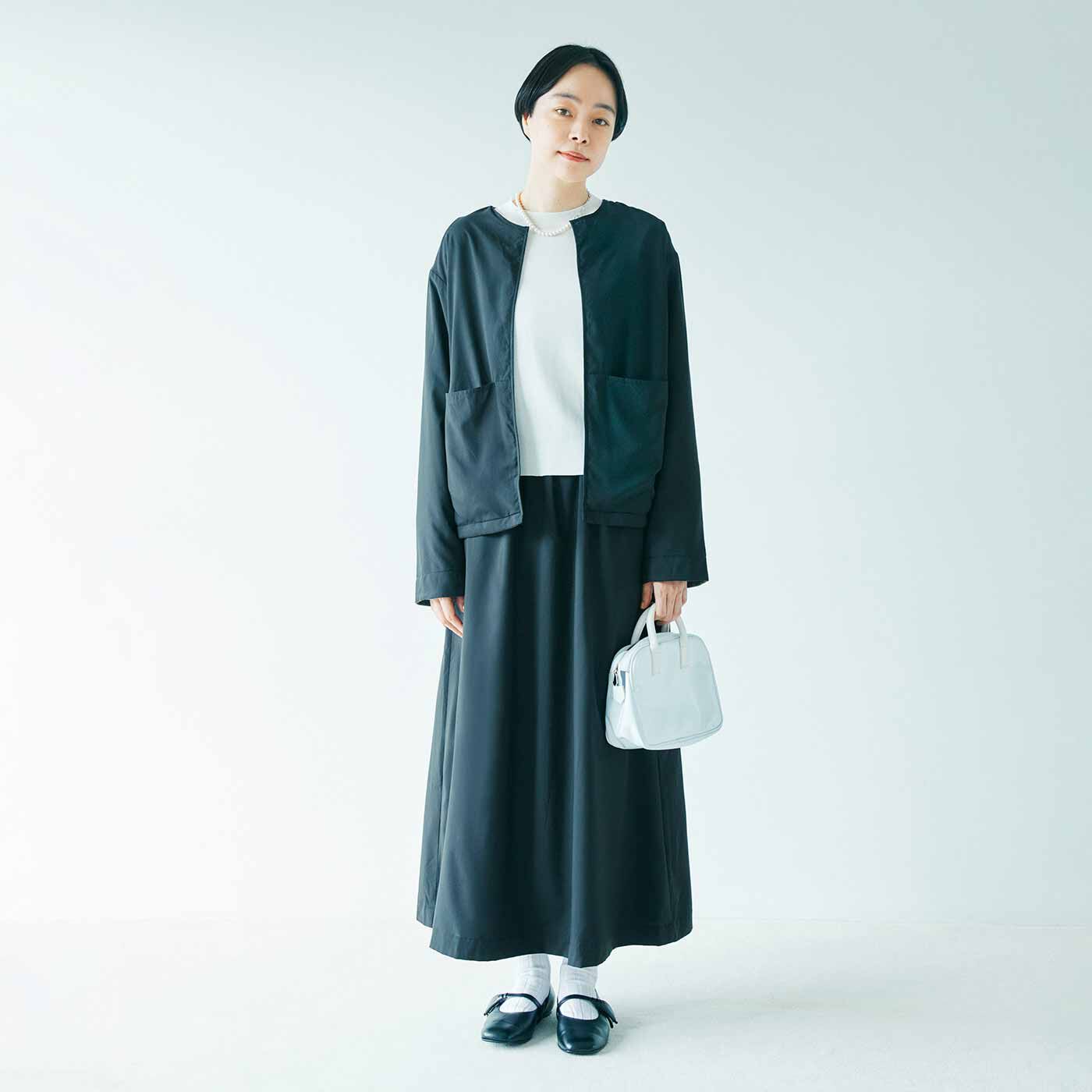 L'AMIPLUS|ラミプリュス 撥水（はっすい）きれいめ素材とやわらかフリースで本当にどっちも使える リバーシブルジャケットの会