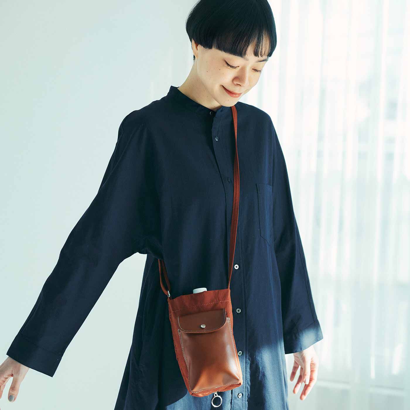 L'AMIPLUS|ラミプリュス ペットボトルホルダーが出現 すっきり手ぶらなフラップ付きスマホポシェットの会
