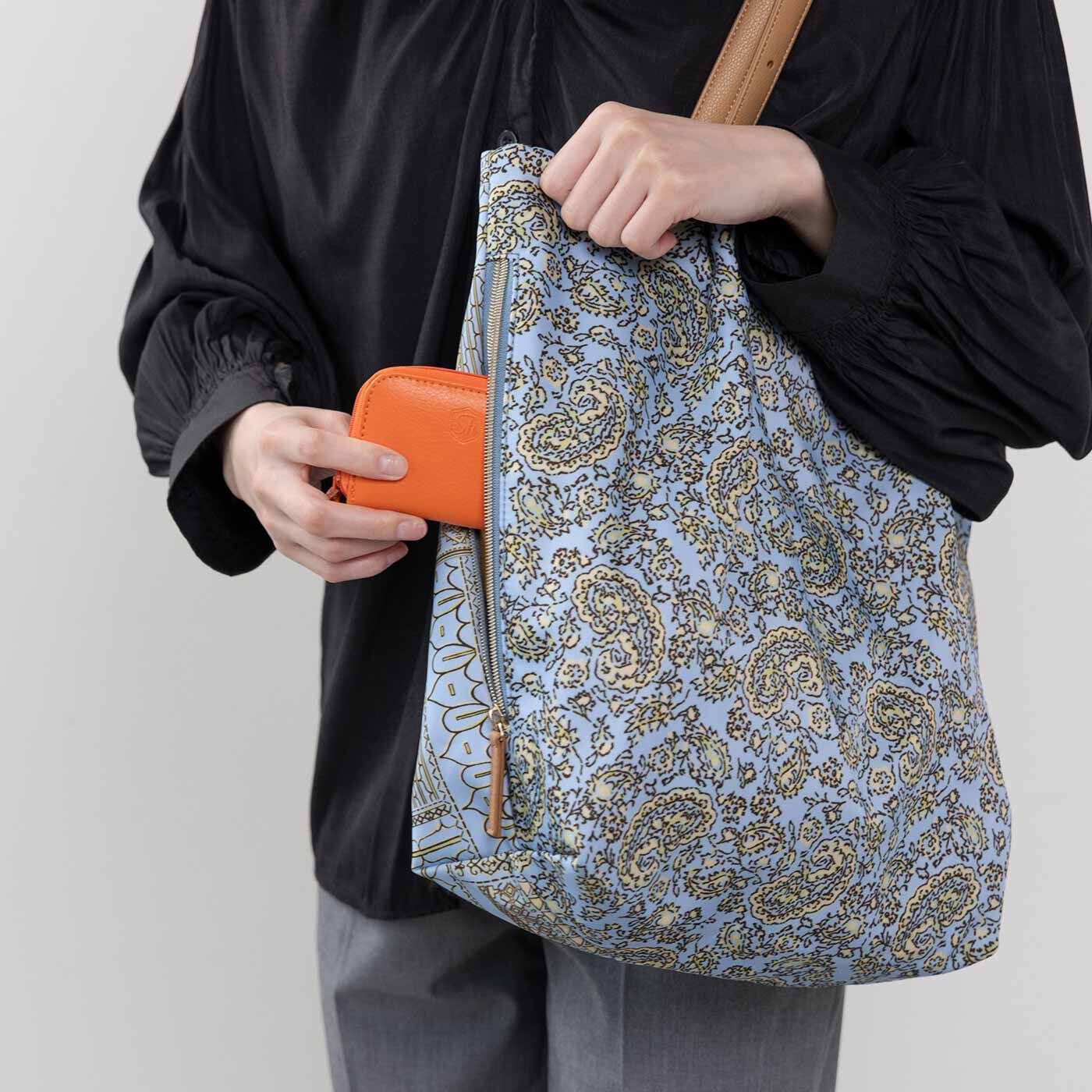 L'AMIPLUS|ラミプリュス&times; MEDE19F 持ち手の長さが6段階調節できる 愛（め）でるオトナ柄トートバッグの会