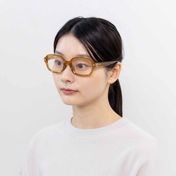L'AMIPLUS | 折りたためる調光サングラス〈クリアブラウン〉