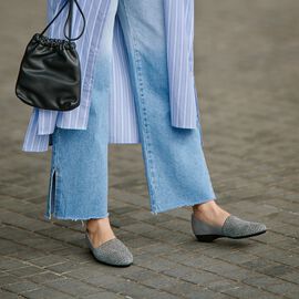 L'AMIPLUS | 楽チン　ストレッチ メッシュパンプス