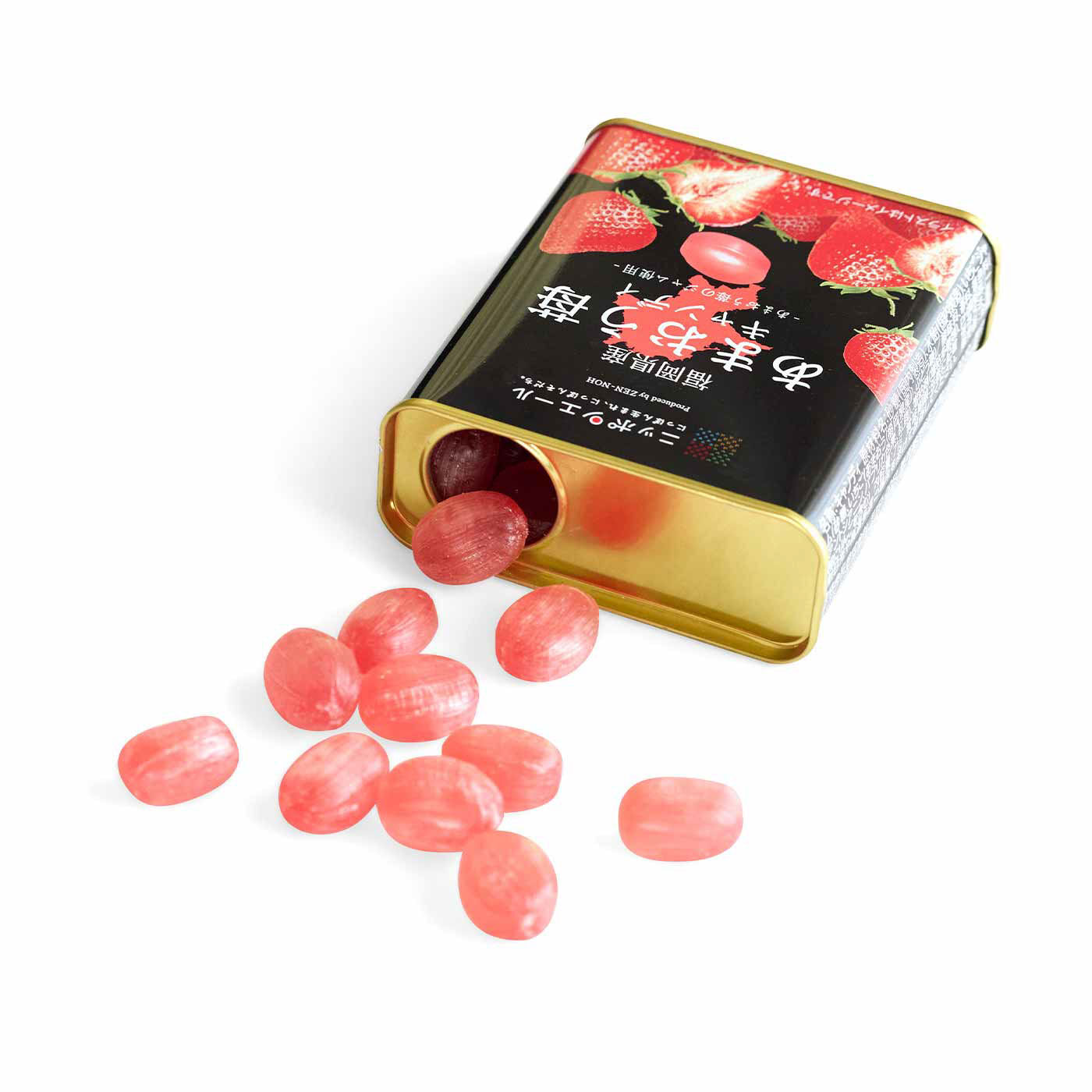 純農の特急便|特急便でお届け☆届くたびに胸キュン♪　 県産ブランドいちごを食べくらべ ごほうびストロベリースイーツ（あまおう苺キャンディー缶・いちごさんグミ）