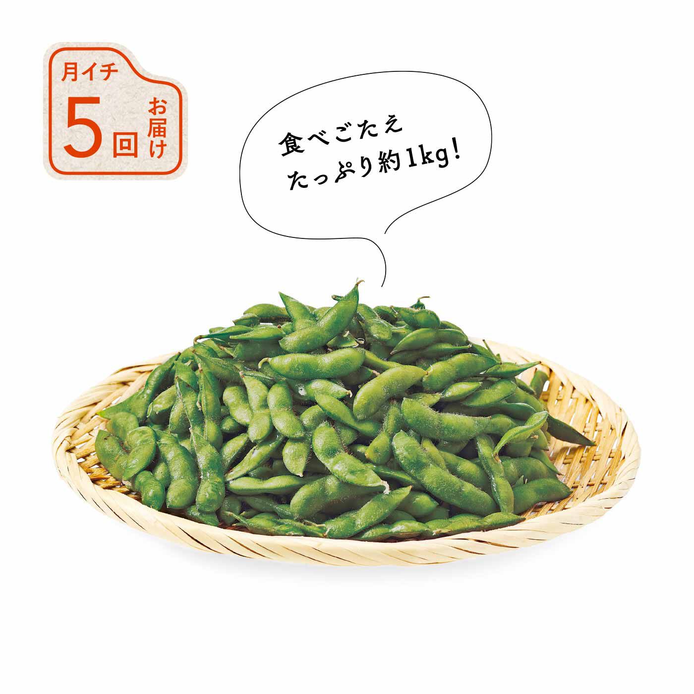 純農の特急便|【締め切り6月9日】純農 ビールの時間がもっとしあわせになる！ 季節のごちそう枝豆 たっぷり1kg（5ヵ月コース）