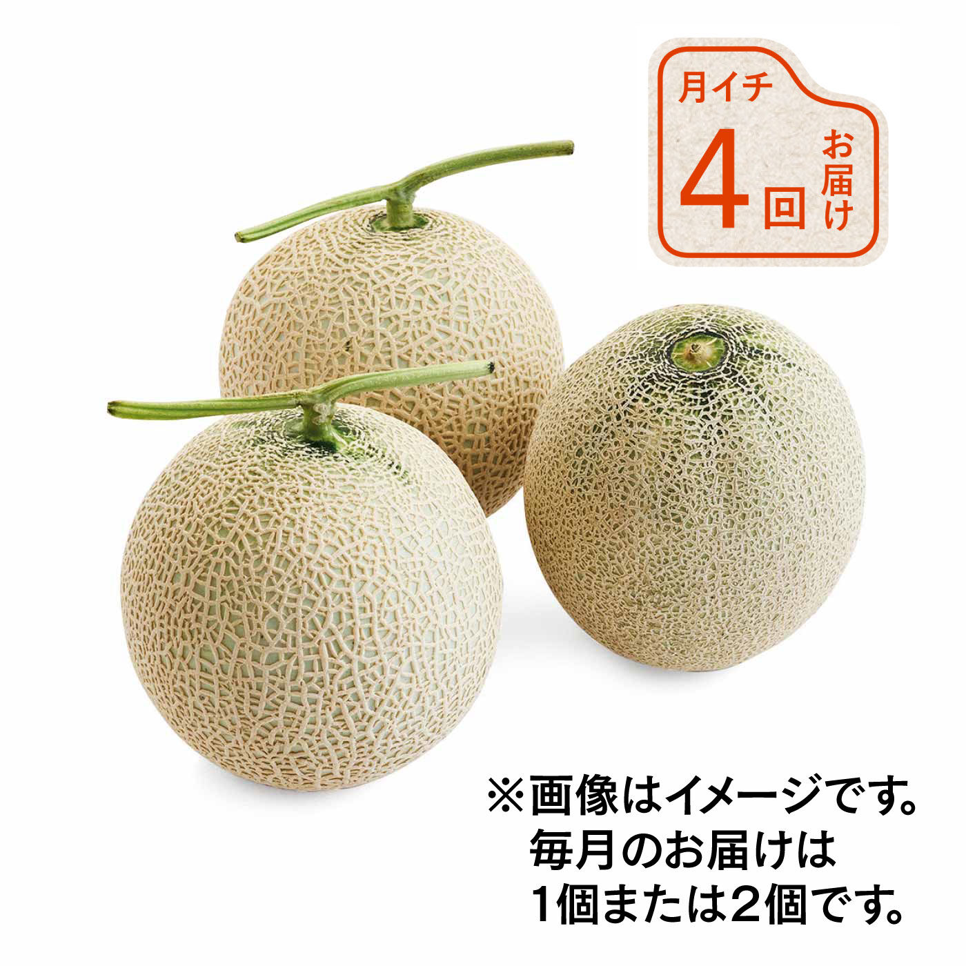 純農の特急便|【締め切り6月9日】純農 おうちでフルーツパーラー気分！ スプーンですくうときめき 選り抜きゼイタクメロン（4ヵ月コース）