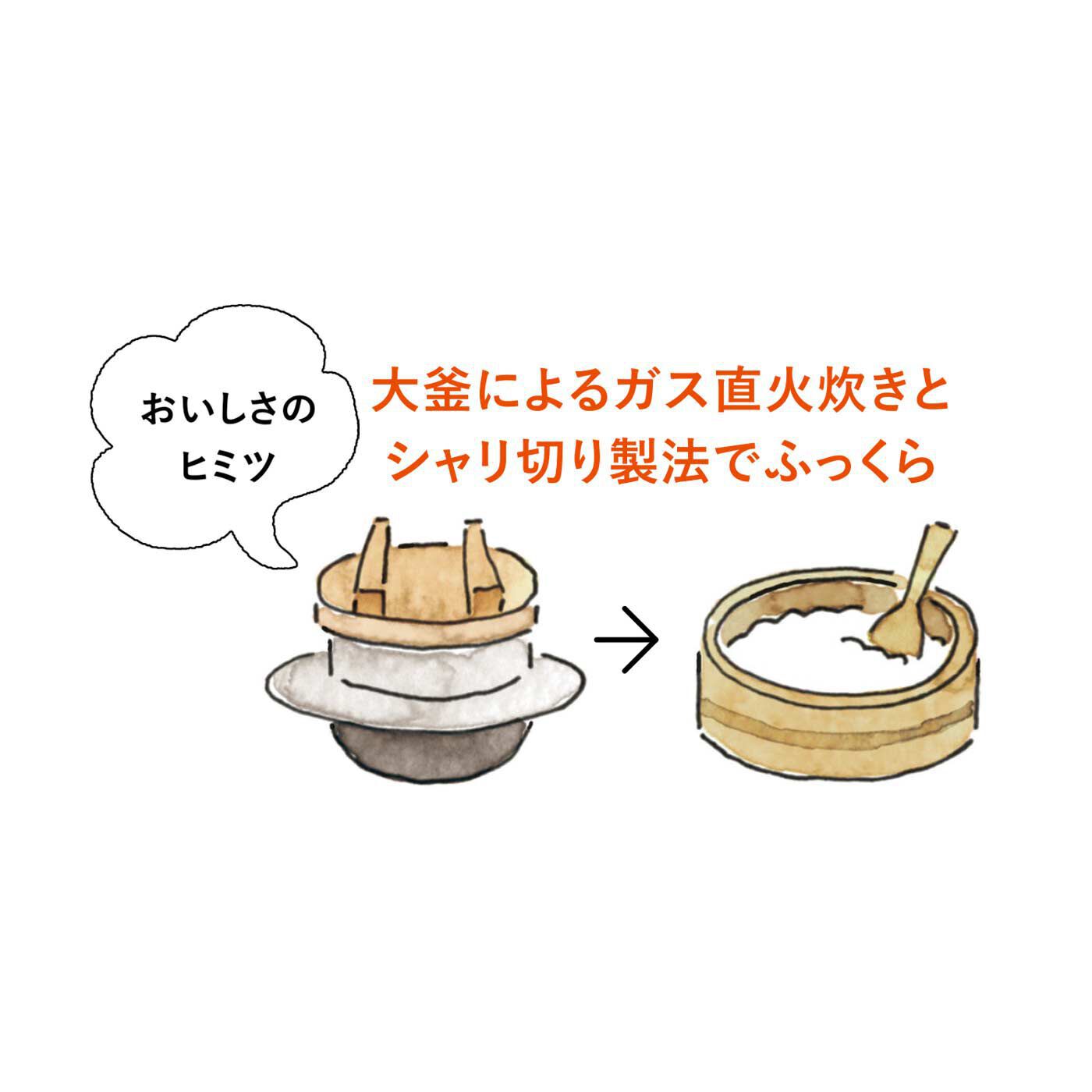 純農の特急便|特急便でお届け☆ガス直火炊きのおいしさ　パックごはん6食セット〈山形県産雪若丸・栃木県産こしひかり〉