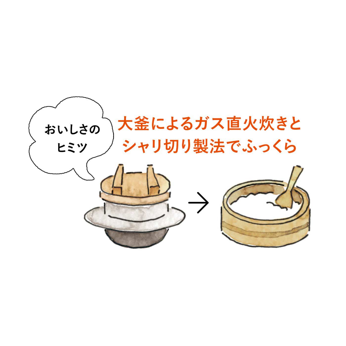 純農の特急便|特急便でお届け☆ガス直火炊きのおいしさ　パックごはん6食セット〈極めごはん・はれわたり〉