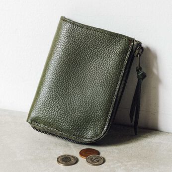 USEDo | 本革ミニマム財布〈モスグリーン〉