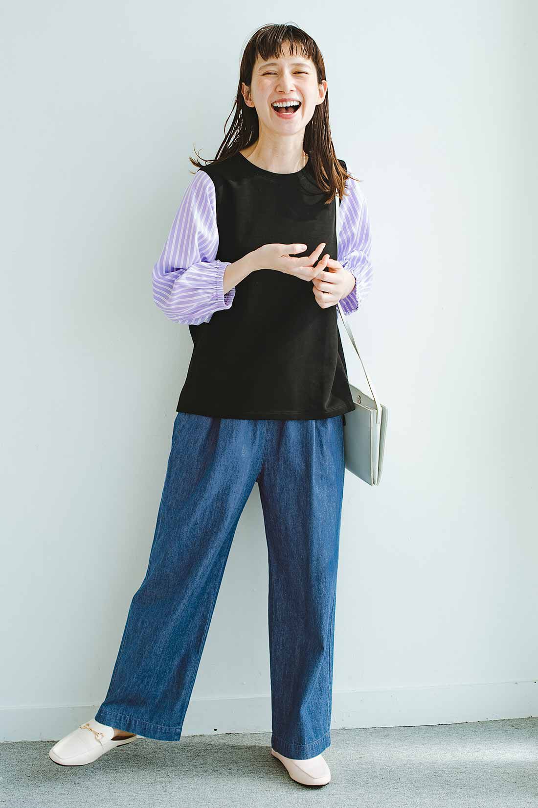 frauglatt|フラウグラット　はくだけでコーデがきまる♪ 綿100％の大人のゆる軽デニムパンツの会