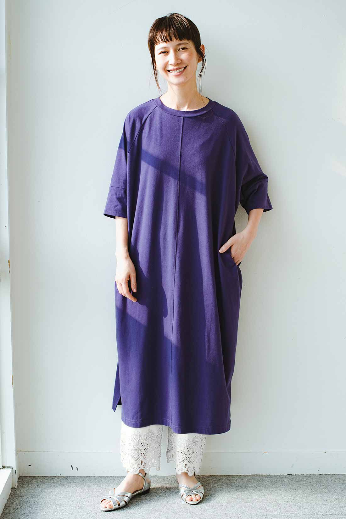 frauglatt|フラウグラット　華やかレースが上品♪ 大人の伸びやかなカットソーレギパンツ〈吸水速乾〉の会