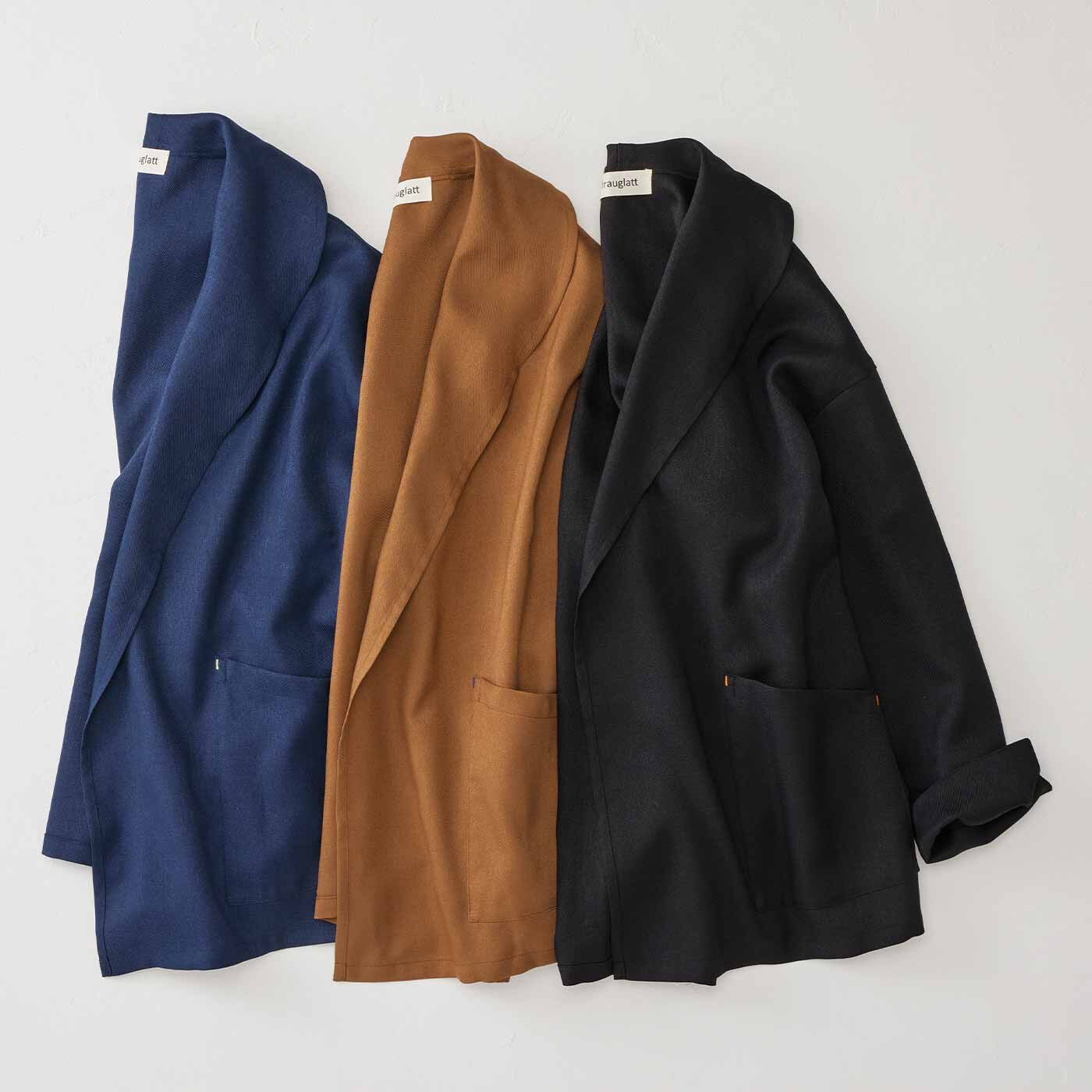 frauglatt|フラウグラット　ロングシーズン活躍♪ しなやか素材で仕立てた ジャケット風カーディガンの会
