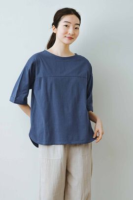 frauglatt | 綿100ニュアンスカラートップス〈汗じみ対策〉