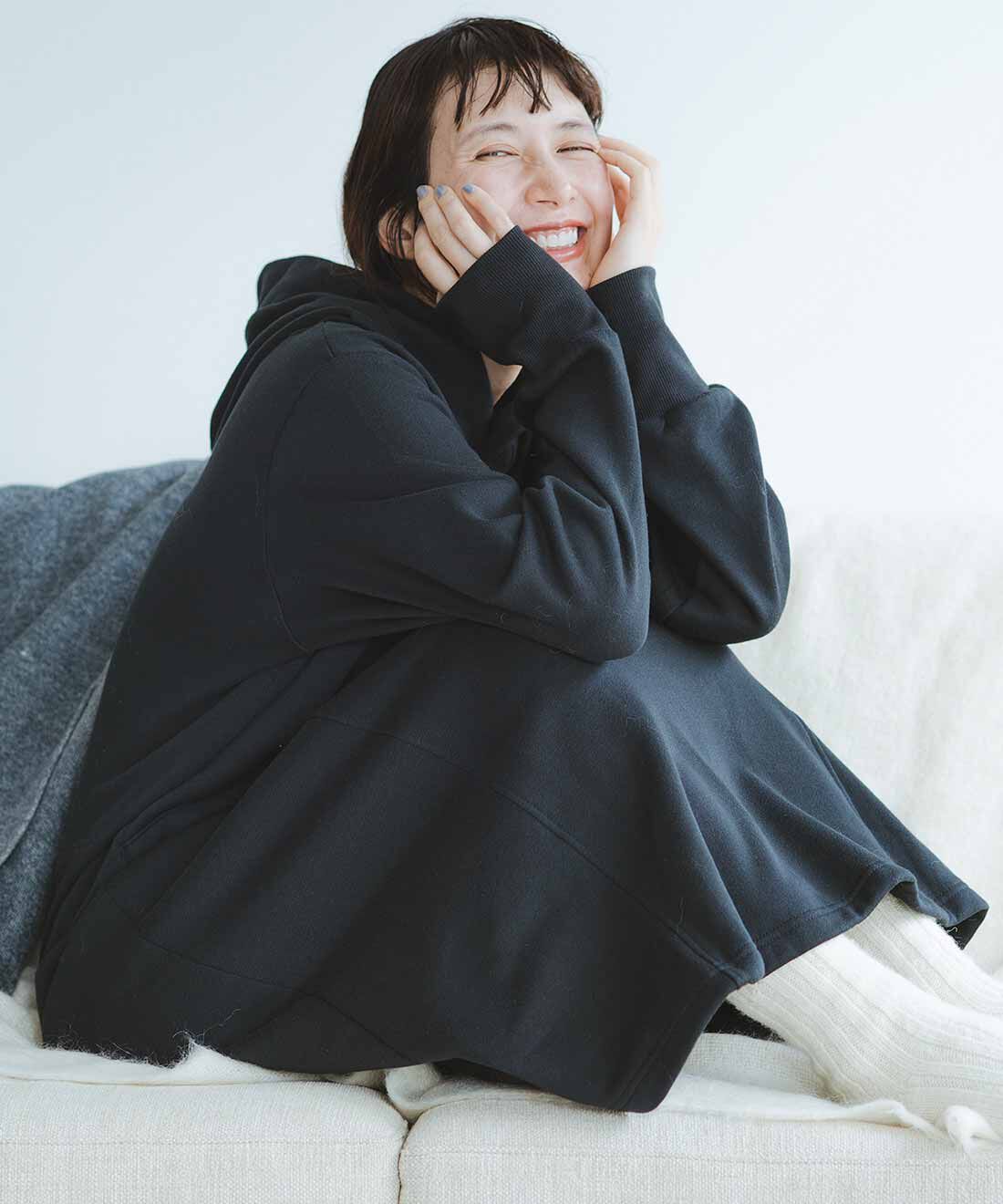 frauglatt|フラウグラット 着ぶくれない♪ すっぽりあったか かるホカ裏起毛ロングワンピースの会|ロング丈ですっぽりあったか、全身まるごとぬくぬくに。