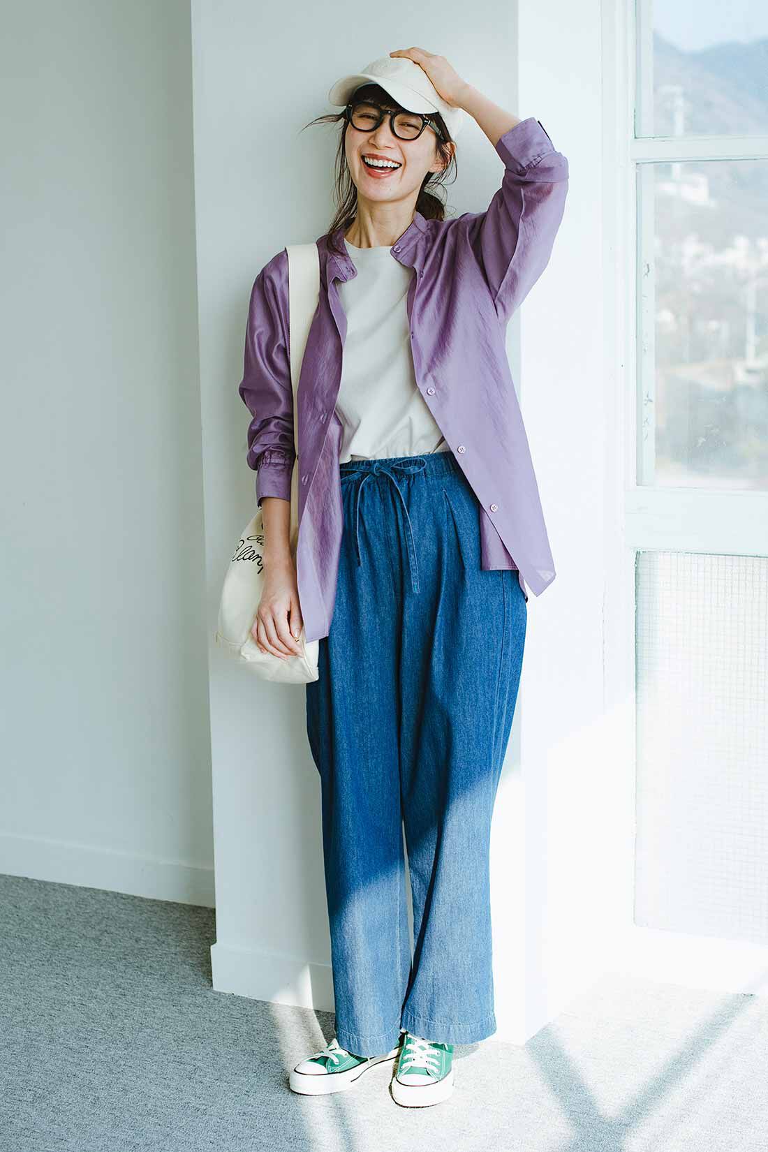 frauglatt|フラウグラット　ほんのり透け感♪ 上品に着こなせる艶（つや）やかシアーシャツの会