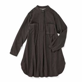 frauglatt | ｆｇシャツ見え伸びやかストライプチュニック