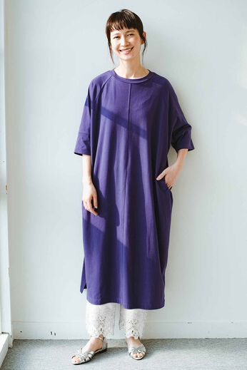 frauglatt | Tシャツロングワンピース〈汗じみ対策〉