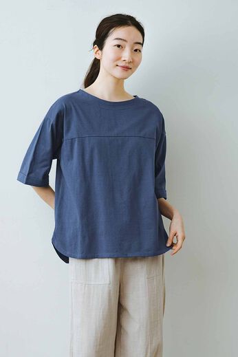 frauglatt | 綿100ニュアンスカラートップス〈汗じみ対策〉