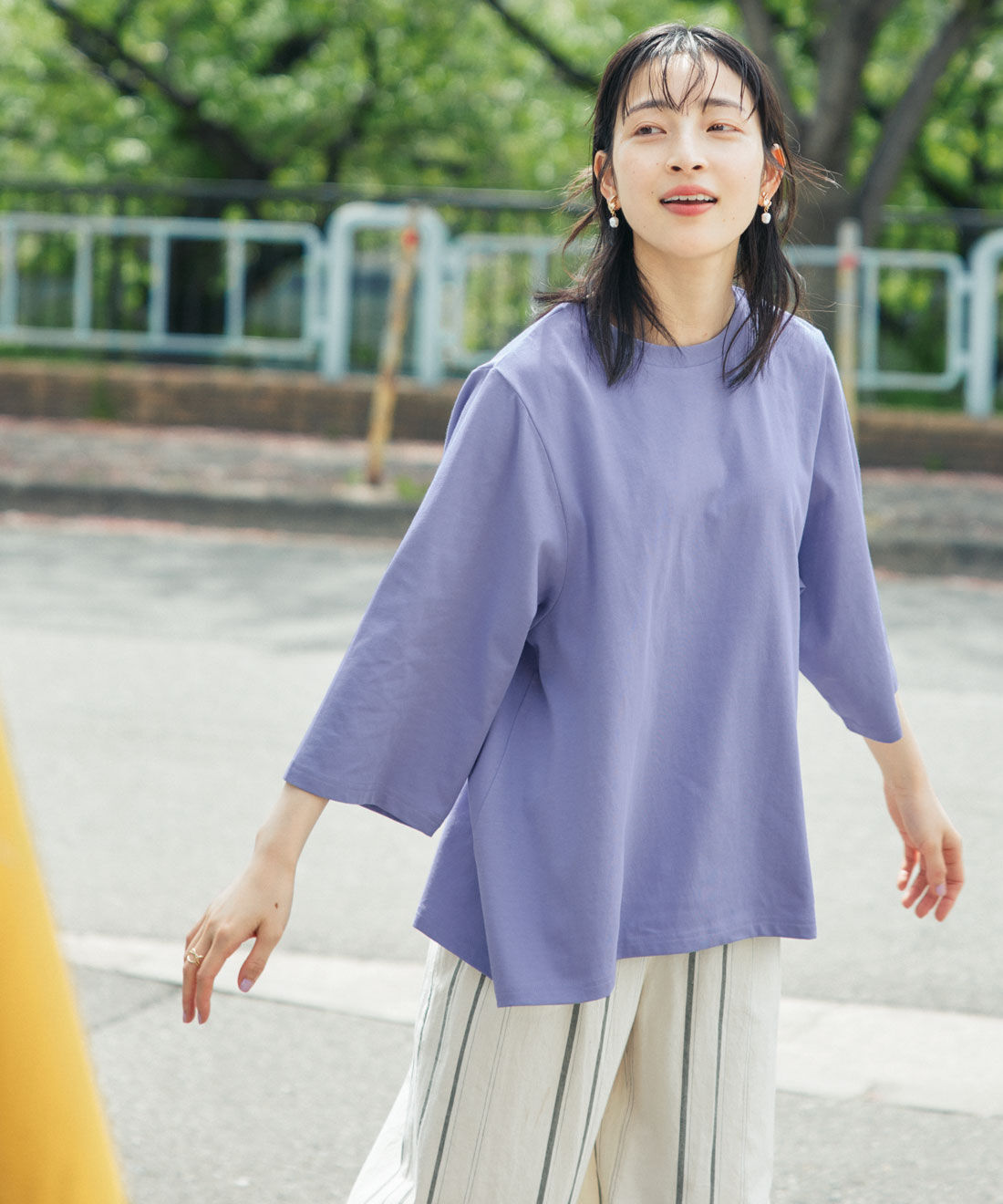 frauglatt|【8月分以降お届け】フラウグラット　ひらり涼やか設計♪　好印象きちんと見えトップス〈吸水速乾／接触冷感〉の会