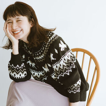 frauglatt | 華やか2‐WAYニットカーディガン