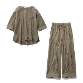 frauglatt | 大人の女史会×frauglattセットアップ〈カーキ〉