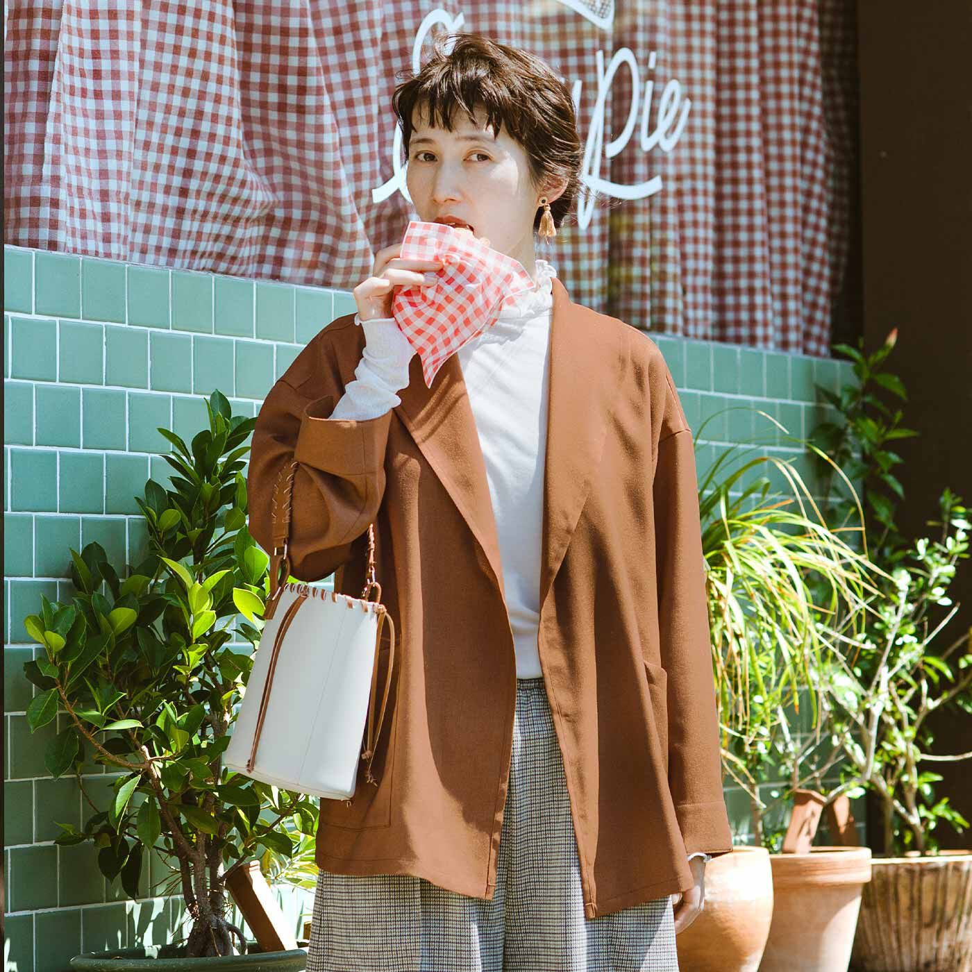 frauglatt|フラウグラット　ロングシーズン活躍♪ しなやか素材で仕立てた ジャケット風カーディガンの会