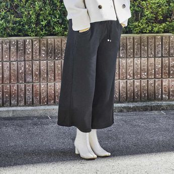 frauglatt | らくちんきれい見え裏シャギーパンツ