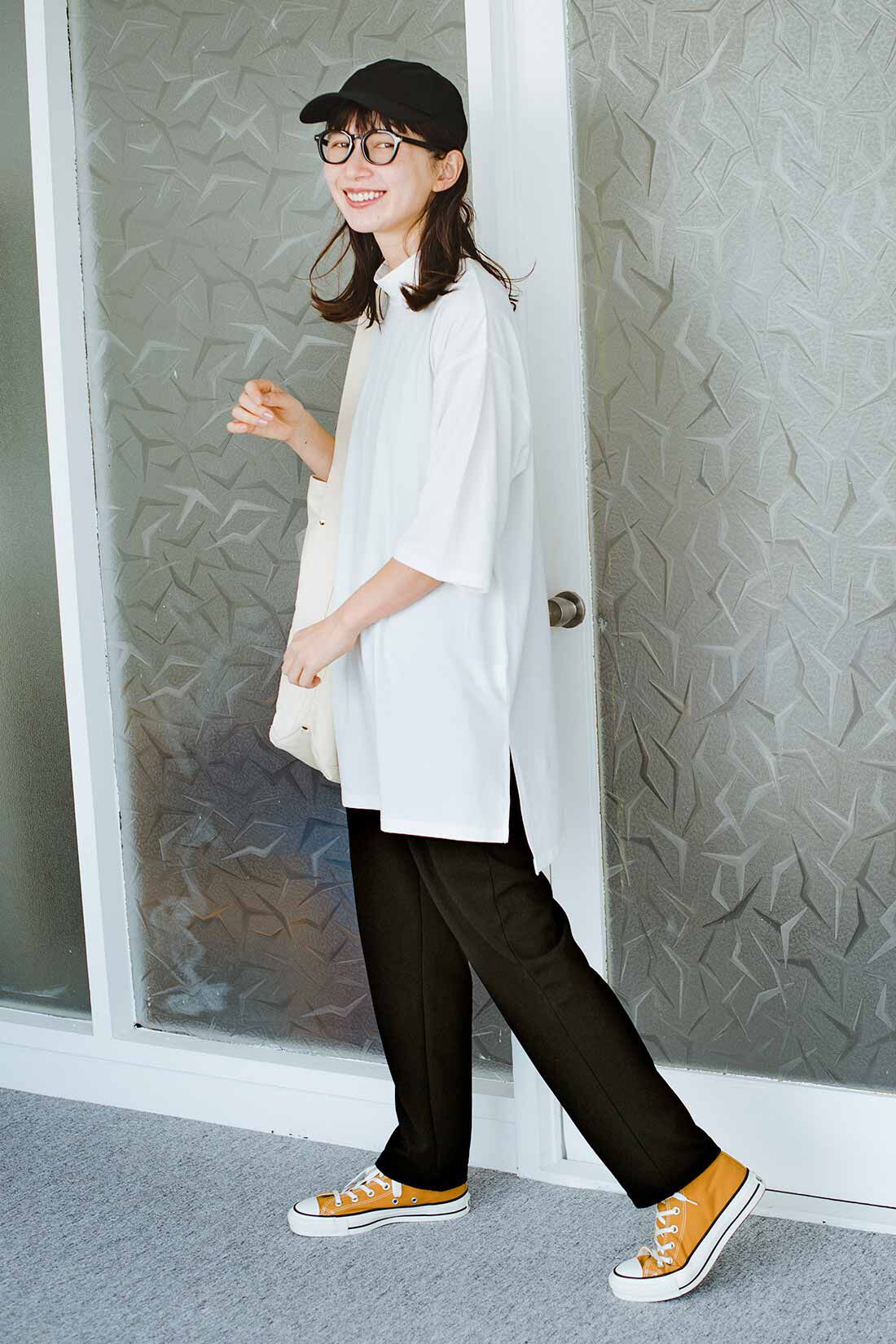 frauglatt|フラウグラット　すっぽり隠して伸びやからくちん♪ ハイネックカットソーチュニック〈UV対策/吸水速乾〉の会