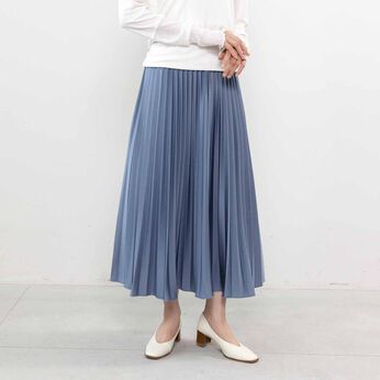 frauglatt | ニュアンスカラーつや軽々プリーツスカート