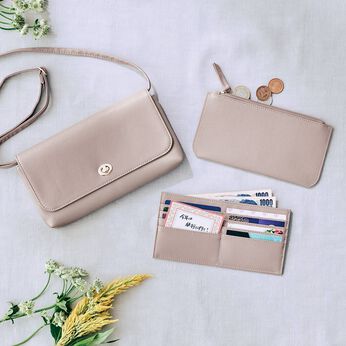 am&be | ストラップ付3点セット長財布
