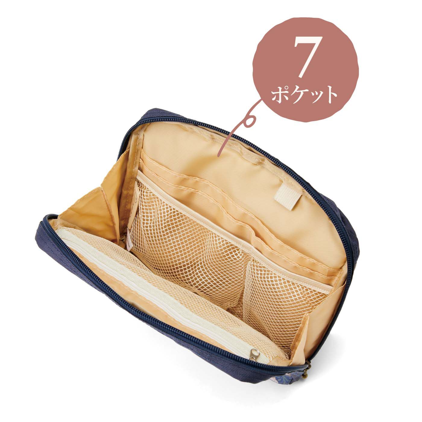 am＆be［アンビィ］|ａｍ＆ｂｅ　アンティークフラワー メッシュポケットで見やすいポーチにもなる 2-WAYショルダーバッグの会