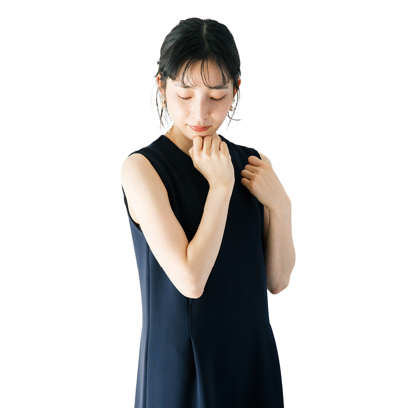 am&be|ａｍ＆ｂｅ　ノースリーブが袖付きに変身！　手持ちの服が見違える付け袖〈黒レース〉の会|ノースリーブワンピを素敵に印象チェンジ！