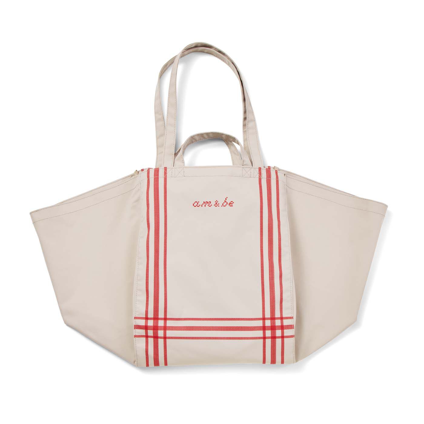 am＆be［アンビィ］|ａｍ＆ｂｅ　リネン見えデザインが暮らしになじむ 脱ぎっぱなし防止ハンモックバッグの会|〈レッド〉