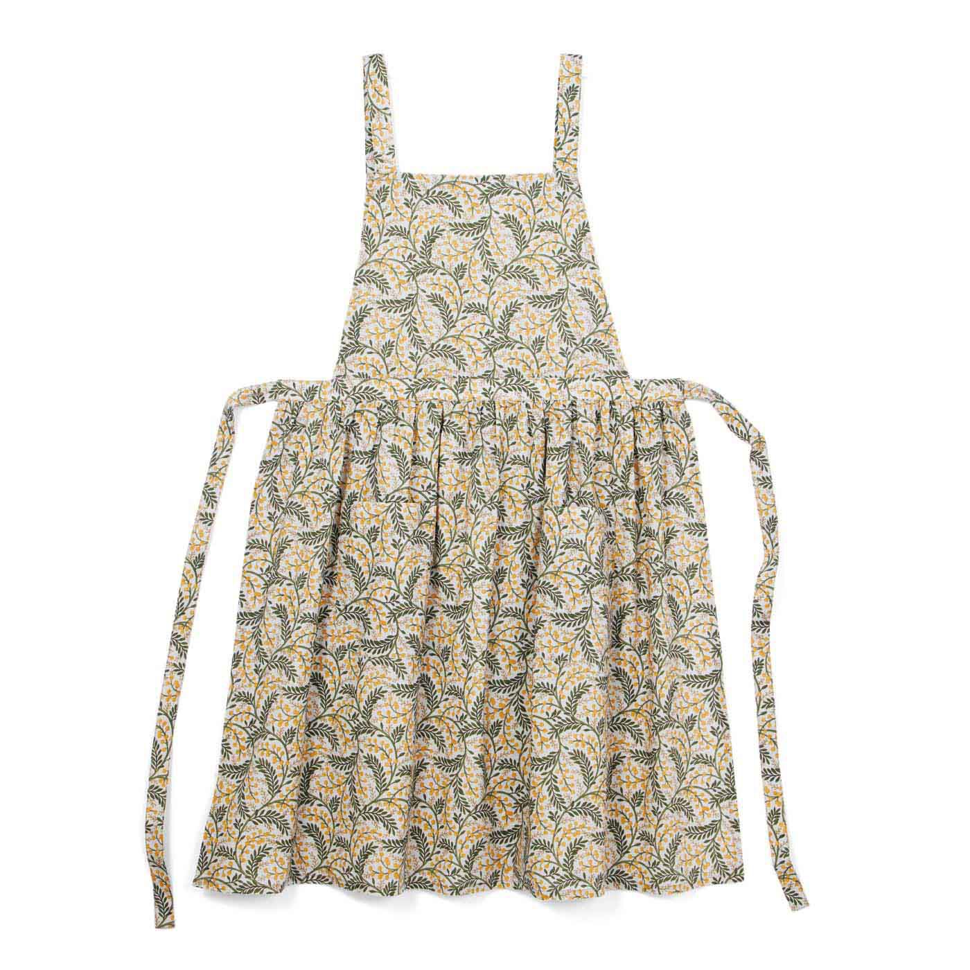 am＆be［アンビィ］|ａｍ＆ｂｅ　2通りのシルエットが楽しめるおめかしワンピースみたいなエプロンの会|〈ミモザ〉