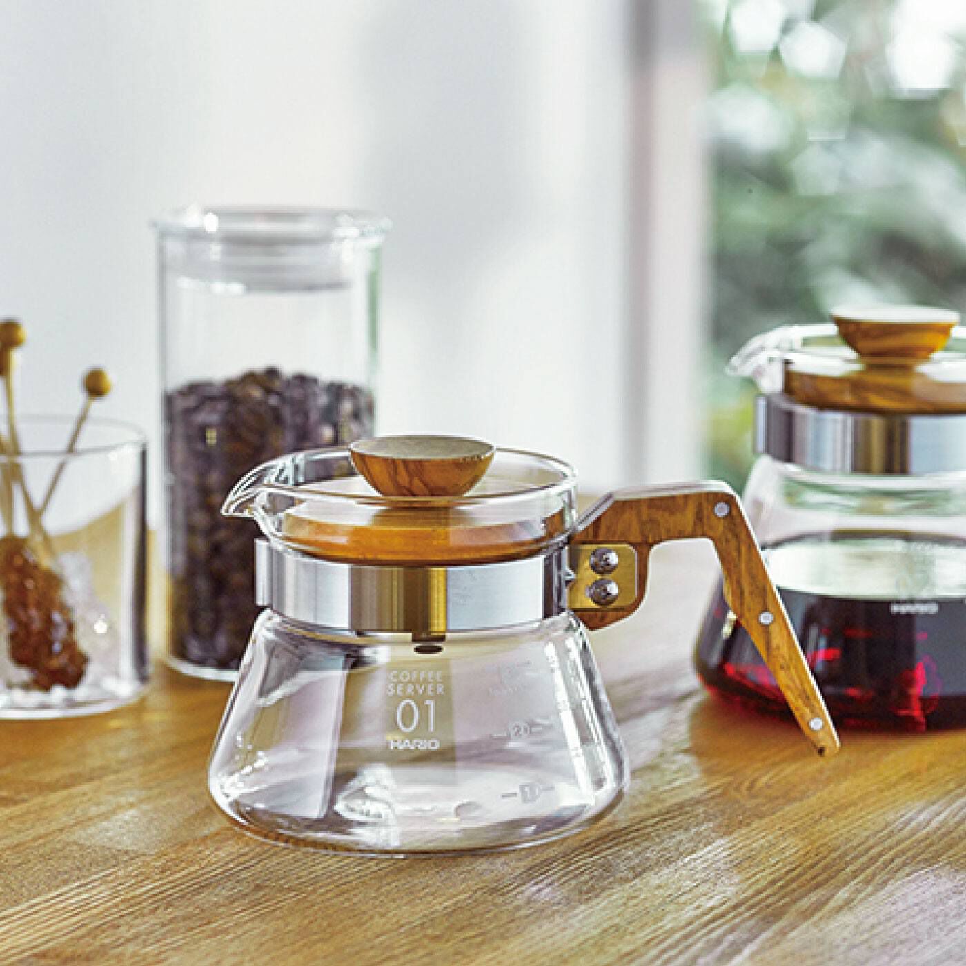 am＆be［アンビィ］|ａｍ＆ｂｅ　HARIO  コーヒーサーバー400 オリーブウッド