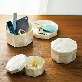 am＆be［アンビィ］ | カピスシェルの 小物入れ3個セット