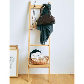 am&be | 魅せる収納天然木ラダーラック