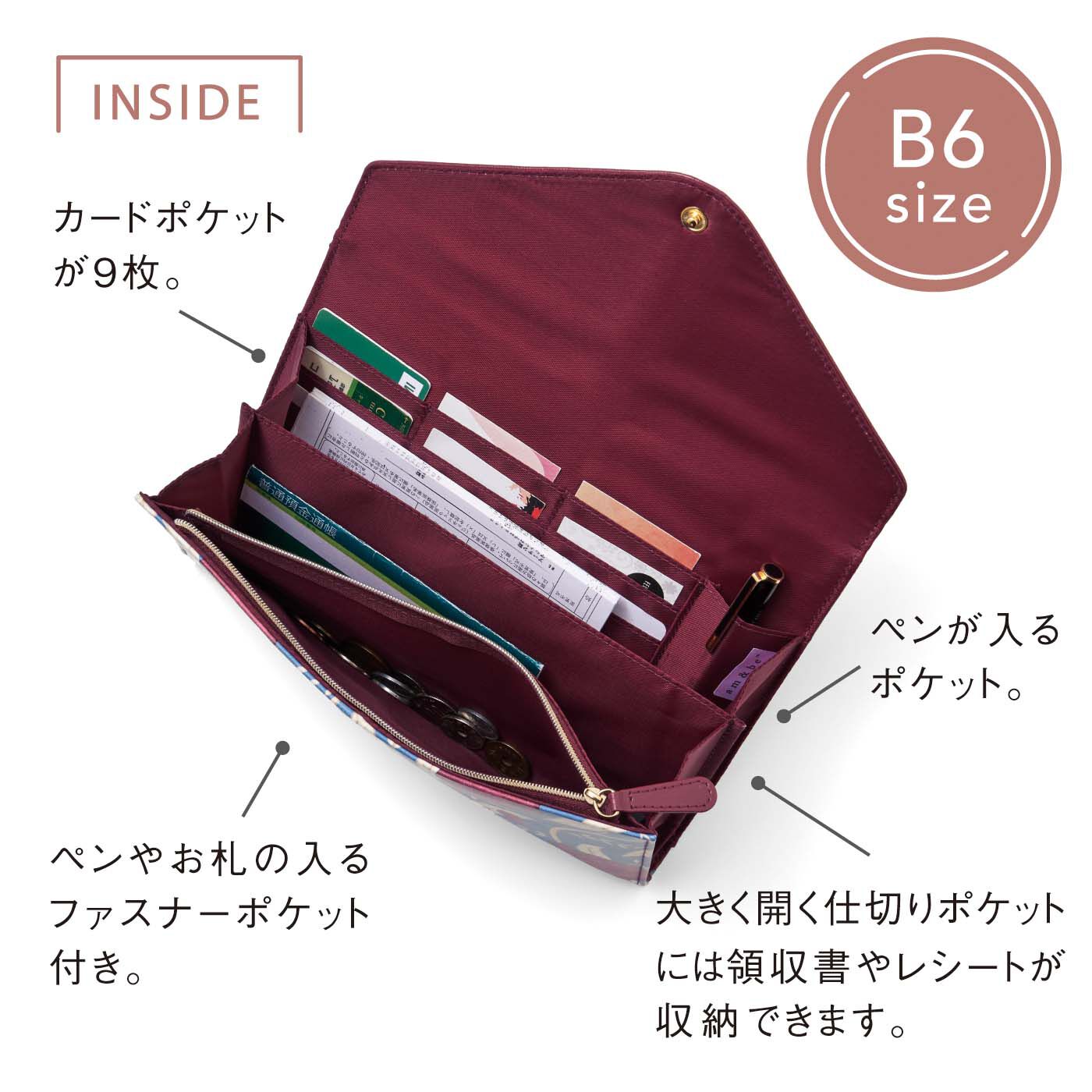 am&be|am＆be　アンティークフルーツ レター型のマルチポーチの会