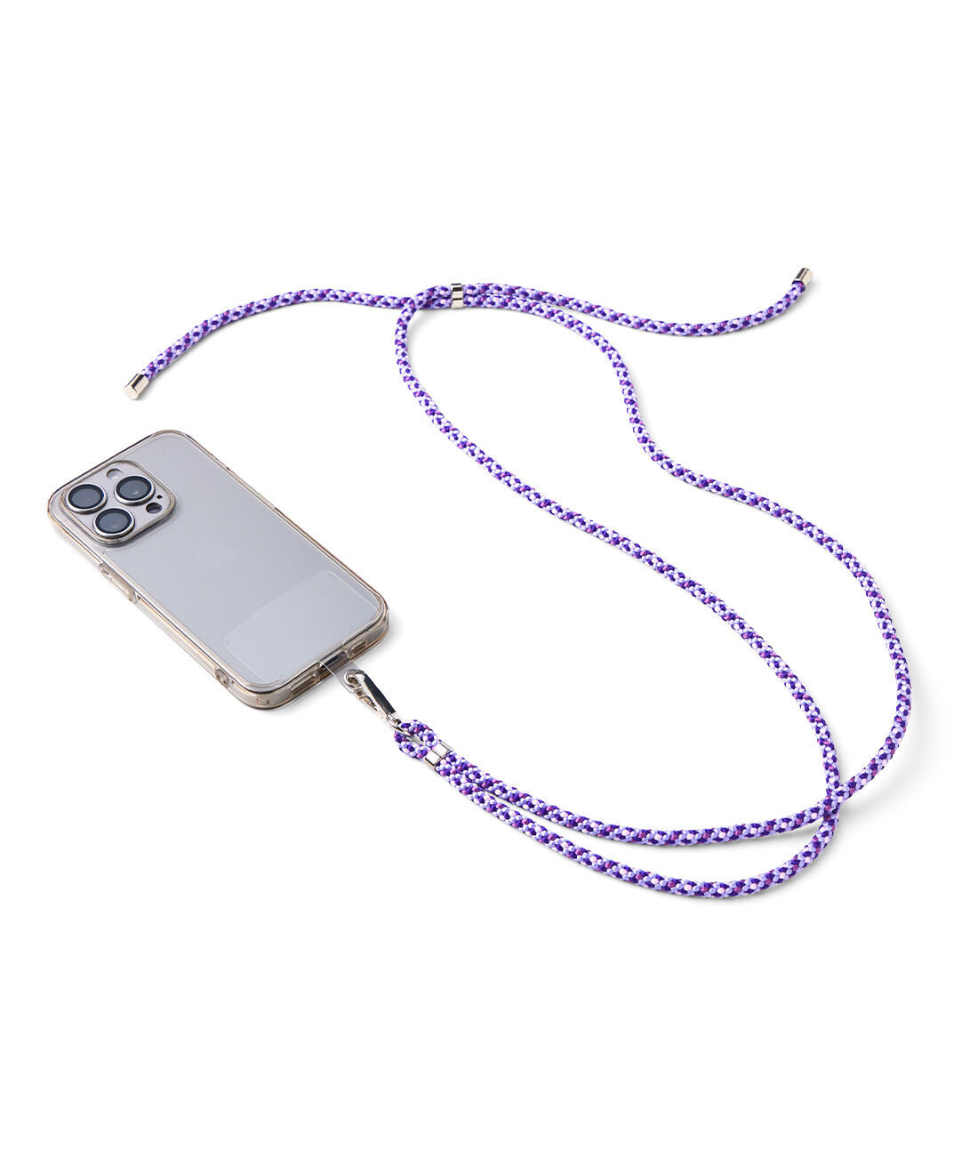 OSYAIRO［オシャイロ］|OSYAIRO 叶結びに願いを込める 京くみひもの推し色スマホストラップ〈青〉|お手持ちのスマホケースのパーツなどにつけて。　※写真は〈紫〉です。