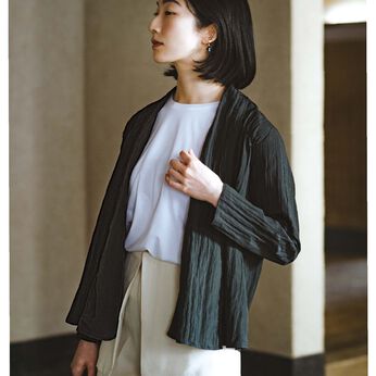 el:ment | ショールカラー風ワッシャージャケット
