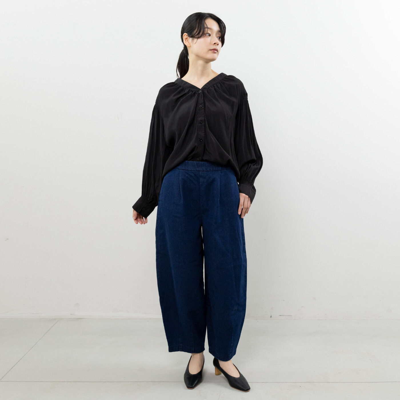 el:ment|el:ment　伝統を愉（たの）しむ　軽くてやわらかなはき心地　モダンもんぺデニムパンツの会