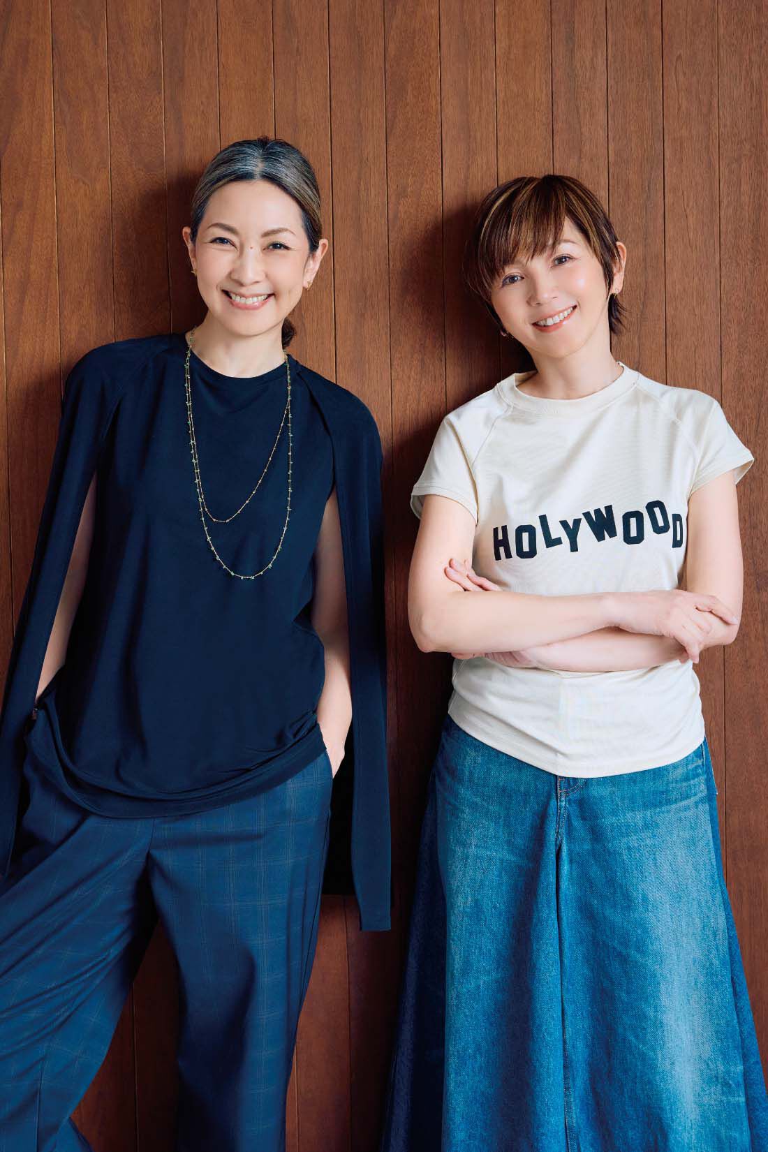 el:ment|大人の女史会×el:ment　ふわり羽衣心地 すっきり印象ボレロニットカーディガン〈UV対策〉の会|＼50代からの人生を楽しもう！／『大人の女史会』の松本孝美さん、渡辺満里奈さん