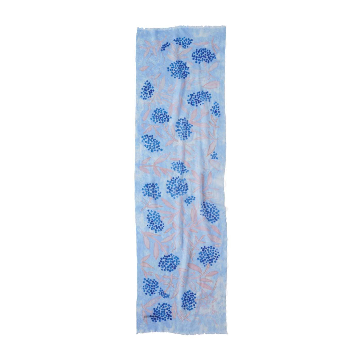 el:ment［エルメント］|el:ment&times;山本祐布子　あたためハーブ柄をまとう 軽くてふんわり 肌当たりやさしい ウール100％ロングストールの会|〈berries and birds〉