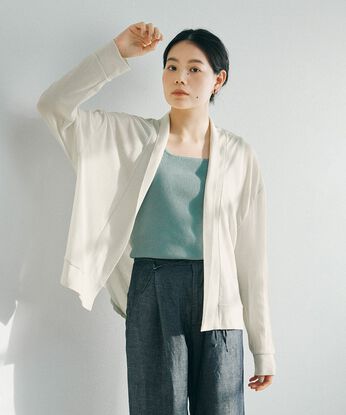el:ment | ｅｌ羽衣心地の伸びやかコットンカーディガン