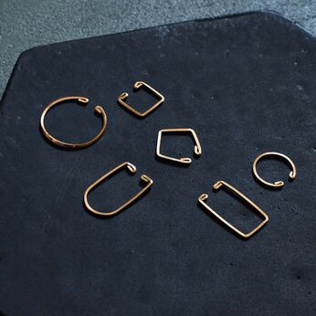 el:ment | 14金ゴールドフィルド イヤカフ