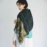 el：ment×織馬鹿　播州ジャカード織りコットン大判ストール