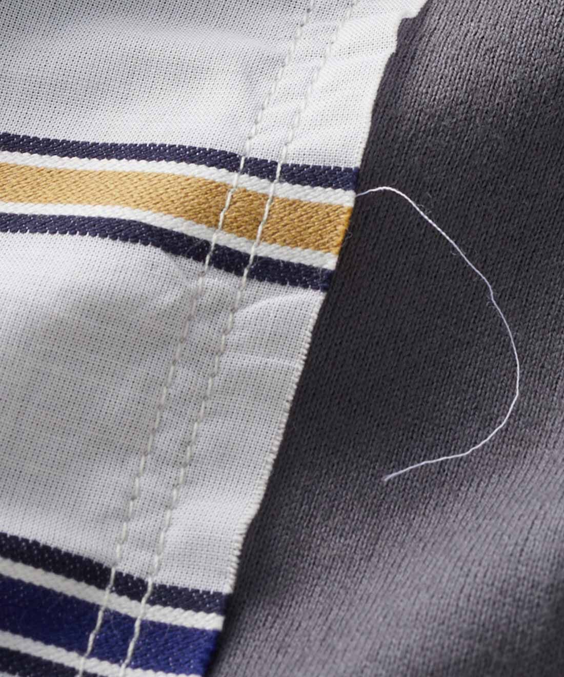 el:ment［エルメント］|el：ment 眠っていた播州織に平和の言葉をのせたオーガニックコットンTシャツ〈きんちゃく付き〉 by LOVE＆PEACE PROJECT|切りっぱなしを叩きつけ、播州織の風合いが愉しめます。