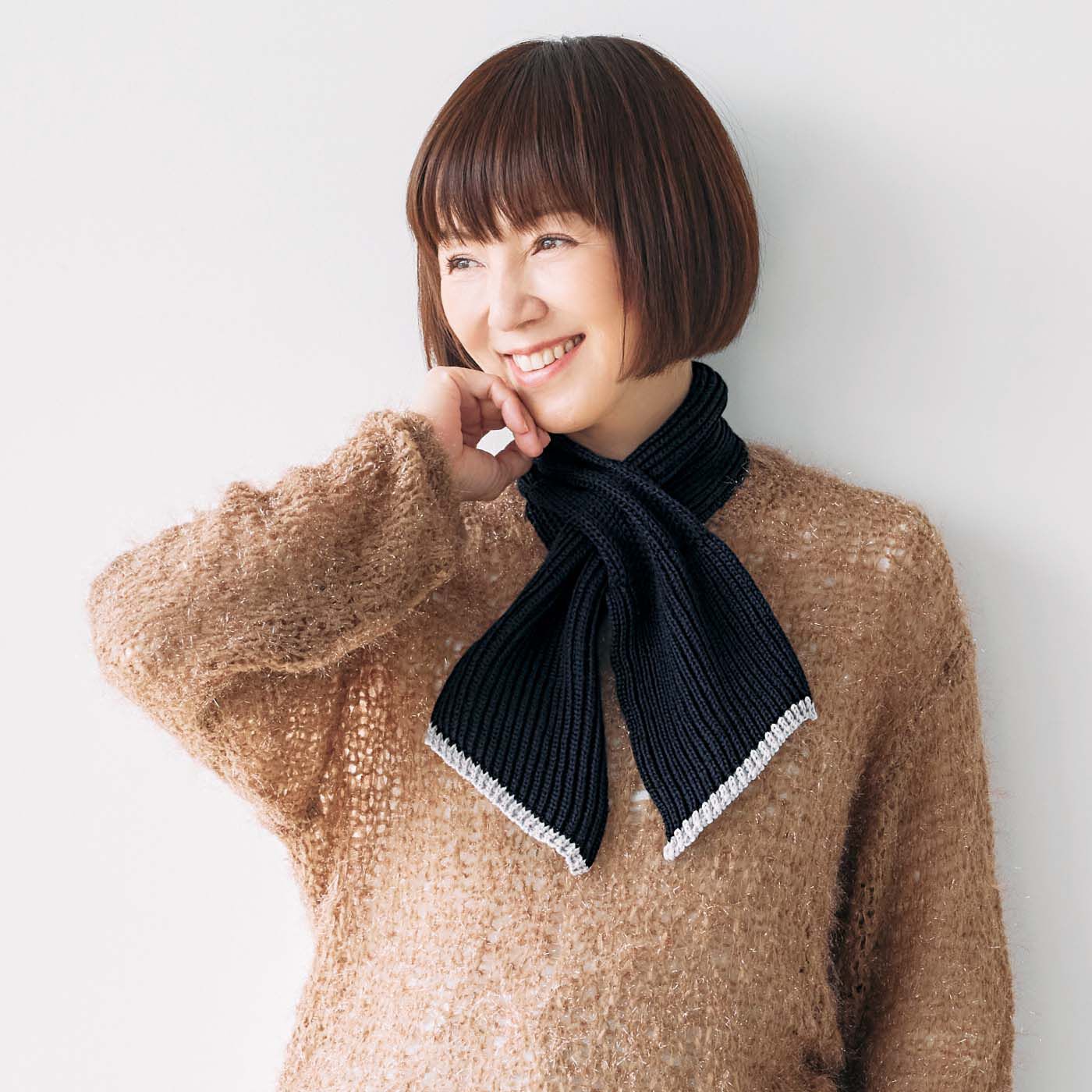 el:ment|大人の女史会×el:ment　首もとすっきり見え 好印象カラーのクロスミニマフラーの会